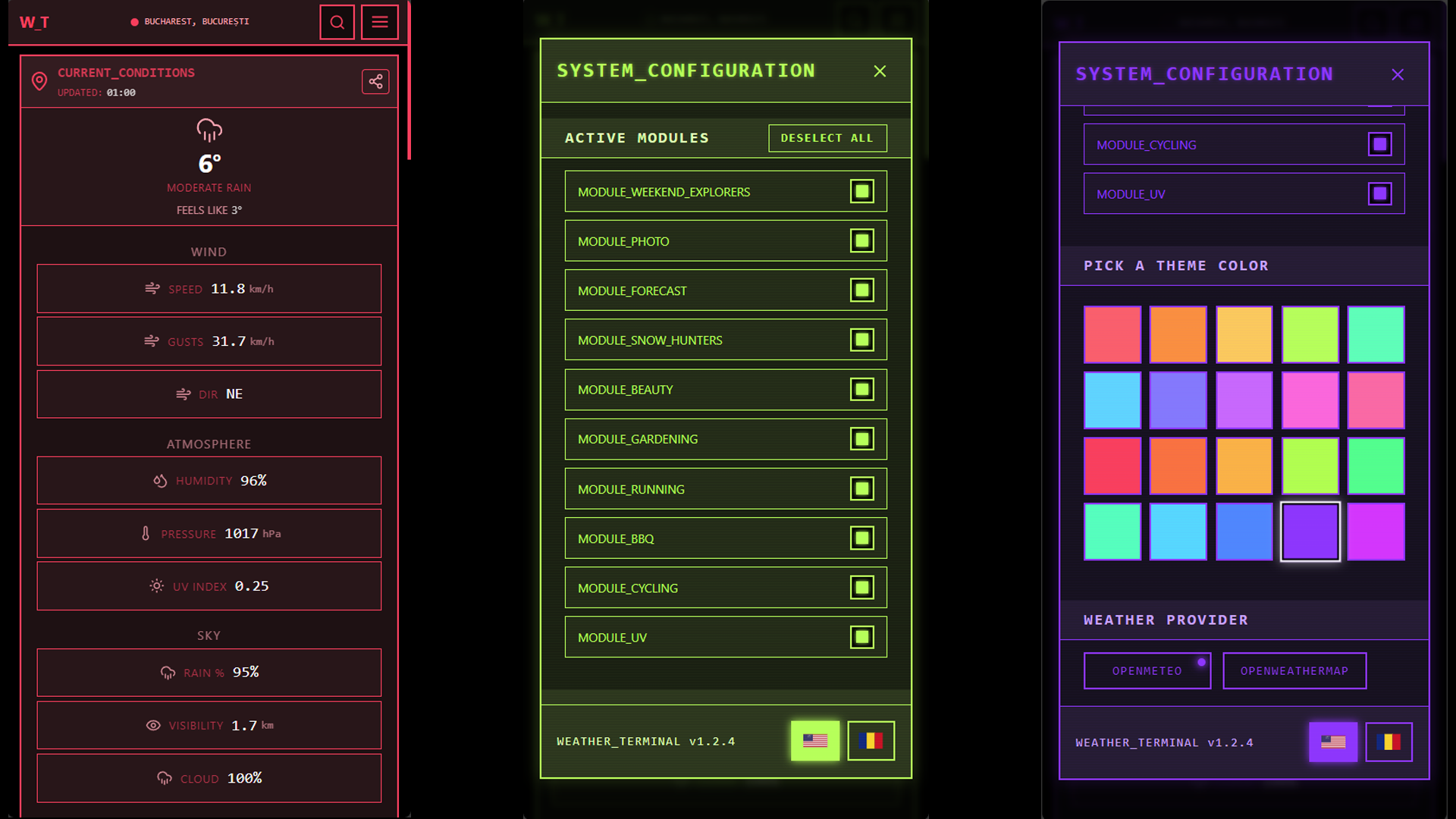 Weather Terminal preview 2